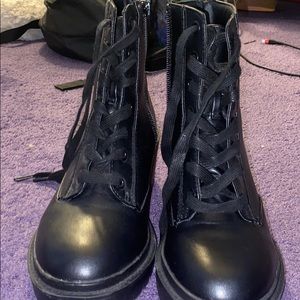 Black Combat Boots